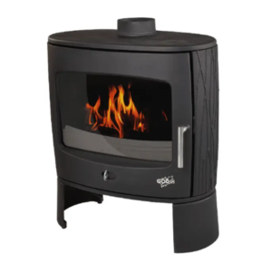 POÊLE À BOIS GODIN ECLIPSE PEINT ANTHRACITE 8 KW