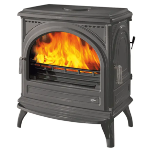 POÊLE À BOIS GODIN PETIT CARVIN ANTHRACITE 9 KW