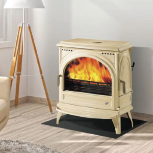 POÊLE À BOIS LE CARVIN ÉMAILLÉ – GODIN