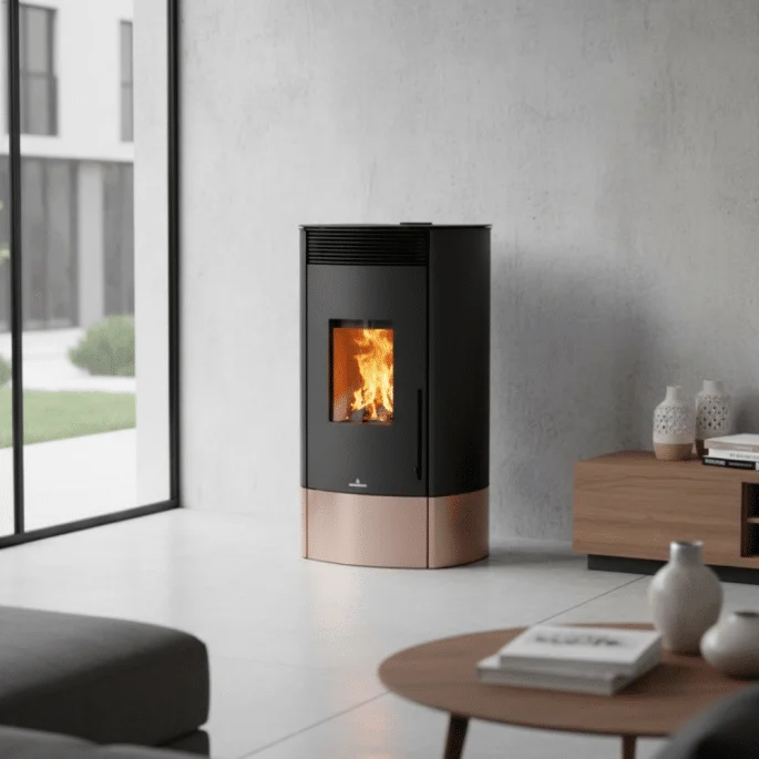 POÊLE À GRANULÉS PELLETS MILA 11 KW BRONPI – Image 2