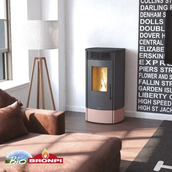 POÊLE À GRANULÉS PELLETS TREBOL 9 KW BRONPI