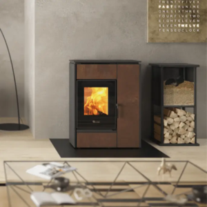 POÊLE MIXTE BOIS GRANULÉS MARGARET 4.1 – 10 KW LA NORDICA EXTRAFLAME