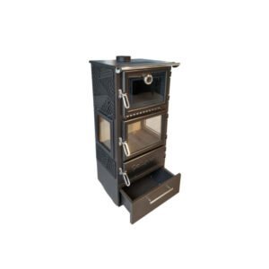 Poêle a bois avec four 306-3D- Box- 12 kW